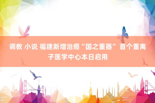 调教 小说 福建新增治癌“国之重器” 首个重离子医学中心本日启用